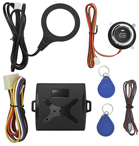 Sistema di Avviamento per Auto, Chiave Induttiva Passiva Blocco Motore Automatico Start Stop Push To Start Kit di Accensione Universale per Veicoli 12V