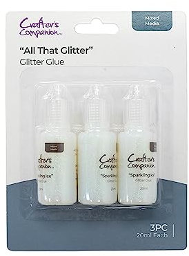 Crafter's Companion - Mixed Media 20ml Glitter Glue - All That Glitter - Pack of 3