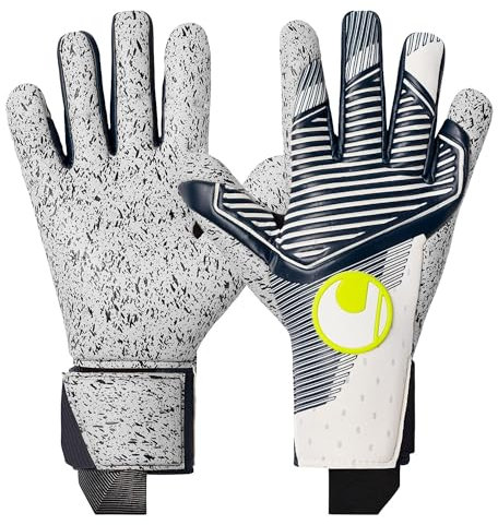uhlsport Equipment - Torwarthandschuhe Powerline Horizon Supergrip+ HN #338 TW-Handschuhe weissblaugelb 10
