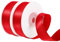 2 Rollen Geschenkband Rot, 2 cm X 22 m Satinband Schleifenband Rotes Band Geschenkbänder Satinbänder für Dekor Hochzeit Geburtstag Geschenkverpackung