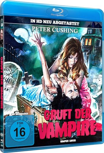 Gruft der Vampire (OT: Vampire Lovers) Horror-Klassiker mit Peter Cushing aus den legendären Hammer-Filmstudios [Blu-ray]