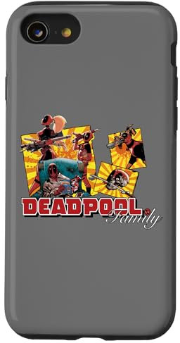 iPhone SE (2020) / 7 / 8 Marvel Deadpool Family Lady ‘Pool Kidpool Dogpool Headpool Case