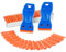 VEVOR Plastic Razor Blade Scraper, 2PCS Scraper Tool, 120PCS Plastic Blades, Cleaning Scraper Remover for Stickers, Decals, Adhesive, Labels, Paint from Glass, Car, Window, Caulk, No Scratches, Blue