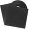 sourcing map 10 Pcs 12 Vinyl Record Jackets,Kraft Paper Vinyl Outer Sleeves Album Protector Covers for LP Vinyl Records Collections Storage,Black