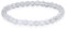 Lebensquelle Plus Kugelarmband | Perlen Armband 6 mm | Hochwertiges Edelsteinarmband | Natur Stein Edelsteinarmband dehnbar (Bergkristall)