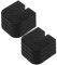 Amosfun 8 Pièces Coussin résistant au bruit coussin vibrant tapis de meubles coussinets en forme de U coussinets anti-vibrations tapis pour meuble patins antivibratoires caoutchouc Noir