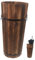 GALPADA Solid Wood Portable Umbrella Stand Multi Purpose Storage for Canes Rain Gear Hand Fans Entry Decoration with Ample Space for Tidy Organization