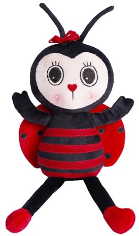 Generico Cute Ladybug Weiches Marienkäfer-Spielzeug für Kinder und Erwachsene | Puppe mit langem Bein für Zimmerdekoration, entzückendes Plüschtier