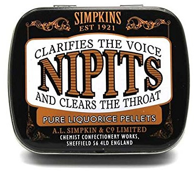 Simpkins Nipits Pure Liquorice Pellets 12g (5 Pack)