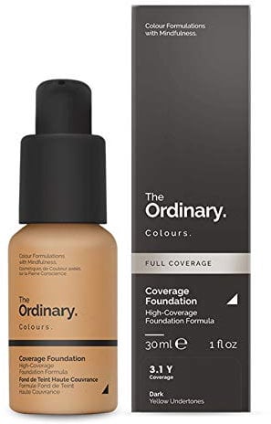 The Ordinary Coverage Foundation 30ml 3.1 Y Dark