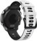 NotoCity per Garmin Vivoactive 3 Cinturino, 20mm Cinturino di Ricambio in Silicone per Samsung Galaxy Active 2 /Gear Sport/Galaxy Watch 42mm/ Garmin Forerunner 645/245(bianco nero)