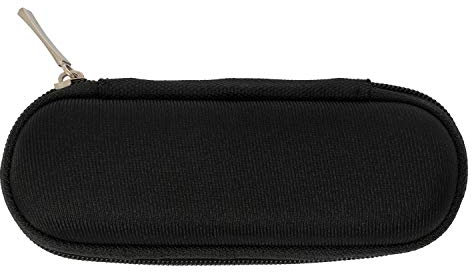 CASCHA Mundharmonika-Tasche schwarz I Soft-Case für 1 Stück diatonische Mundharmonika I Blues Harp Tasche mit praktischer Gürtelschlaufe I robuste Gürtel-Tasche I Harmonica Case black HH 2226