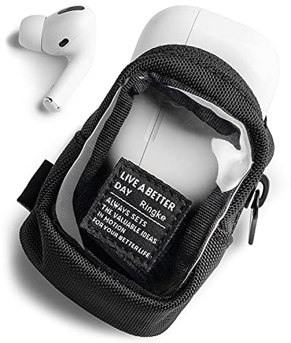 Ringke Mini Pouch Block Pochette Compatibile con Cover AirPods, Galaxy Buds, Porta Carte Credito - Clear Trasparente