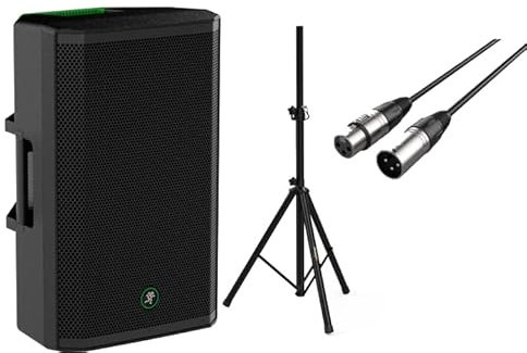 Audibax Mackie Thrash 215 Altavoz Activo Profesional 15 con Soporte y Cable XLR de 6 Metros