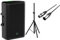 Audibax Mackie Thrash 215 Altavoz Activo Profesional 15 con Soporte y Cable XLR de 6 Metros