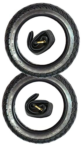 2X 12 Set 62-203 = 12 1/2 x 2 1/4 CBK-MS Kinderwagen Kinder Rad Reifen + Schlauch mit 45° Winkel Autoventil