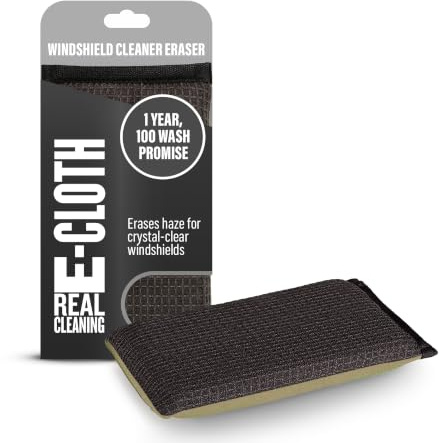E-Cloth Windscreen Demister, Auto Glass Cleaner, Car Windscreen Cleaner, Cleaning Sponge for Windscreens, Windows, Mirrors and Glass - 1-pack | Interior Windshield & Car Window Cleaner Tool, Keeps Mirrors Clean, No Sprays Needed, Cleaning Supplies, Streak Free Finish