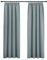 PONY DANCE 2er Set Gardinen Blickdicht Kräuselband H 175 x B 140 cm Thermovorhang Verdunklungsvorhänge für Schienen Vorhang Wärmeisolierend Blackout Curtains for Bedroom, Graublau