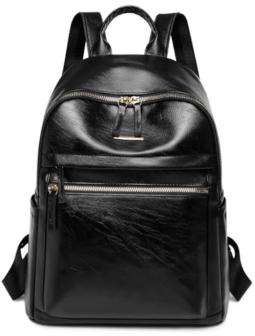 UBaymax Damen Rucksack Elegant,PU Leder Große Rucksack, Damen Ledertasche Casual,Leichtgewicht Reiserucksack Umhängetaschen,Daypack Schultertasche Mode