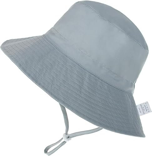 Durio Baby Sonnenhut Jungen Sonnenhut Kinder Sonnenhut Baby Jungen Uv Schutz Breite Krempe Fischerhut Hut Sonnenschutz Unisex Junge Mädchen Kleinkind 2-4 Jahre