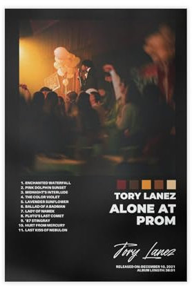 RePaLy Tory Lanez Poster auf Leinwand, Schlafzimmer-Dekor, Sportlandschaft, Büro, Raumdekoration, Geschenk, ungerahmt, 20 x 30 cm
