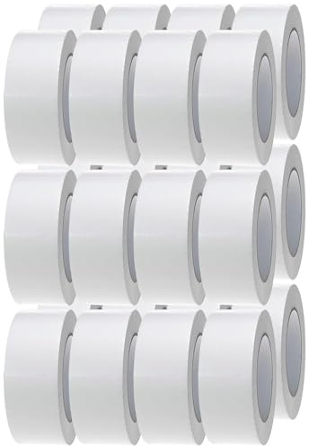 Crimson Starfish White Duct Tape | 24 Rolls 48mm x 45m | Heavy Duty Water Resistant Repair Tape | Strong Adhesive Cloth Tape for Repairs, Maintenance, Reinforcement, Patching & Indoor/Outdoor Use