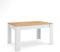 Skraut Home | Mesa Comedor | Mesa Fija Cocina y Salón | 140x90x76 cm | para 6 comensales | Muebles Comedor | Estilo Moderno | Roble y Blanco