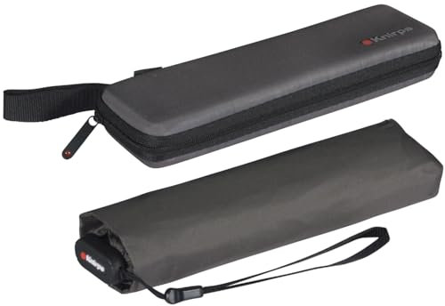 Knirps Taschenschirm US.050 Ultra Light Slim Manual im Etui - Dark Grey