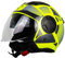 One by Camamoto | Casco Alfa 2.0 Jet/Demi-Jet per Moto e Scooter, Giallo Fluo - Grigio Opaco, Doppia Visiera, Omologato ECE R22-06, Taglia L (59 cm)