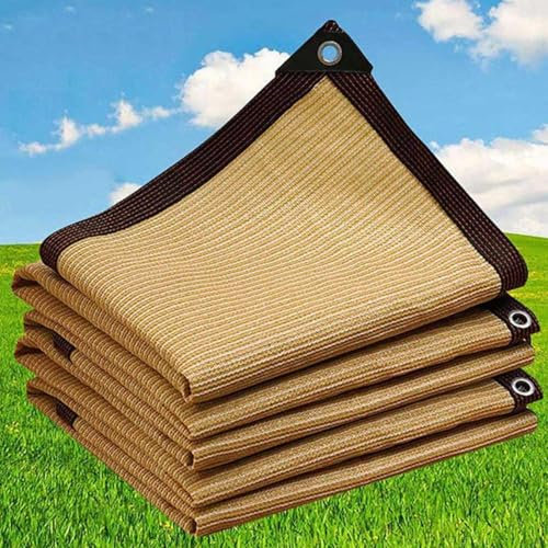 PanHuiWen Telo Ombreggiante Rete Oscurante Telo Ombra Tende da Sole per Esterno Anti UV Tende da Sole,5x6m