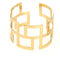 Uwiyo Gold Offener Armreif Große GoldarmbäNder Breiter Damen Armspange Manschette Armreif Gold Open Front Armband Innendurchmesser 60 mm (Gold#12)