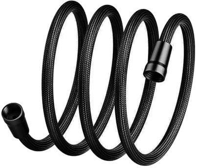 2M Shower Hose Replacement Nylon Triet Hose Handheld Shower Head Hose Upgrade Bidet Spray &
