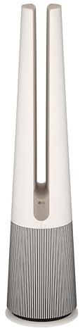 LG PuriCare AeroTower Air Purifier Fan with Heating Mode for Home, Large and Small Room, Bedroom, with True HEPA Filter, Multiple Airflow Options, WiFi, Air Quality Monitor, Low Noise, NanoFiber