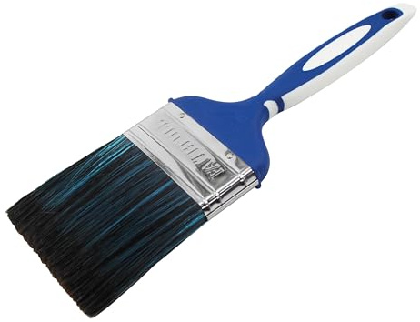 Faithfull Decorating Paint Brush, White, Blue, 3in (75mm)
