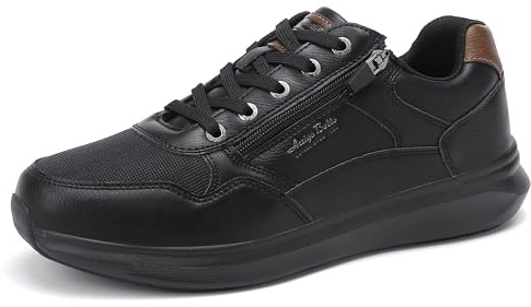 Scarpe Uomo Sneakers Trekking Corsa Viaggio Casual Camminata | Lavoro, Con Cerniera, Correre, Comode, Leggere, traspirante, Passeggio, Ginnastica, Antiscivolo, EU Taglia 41-46