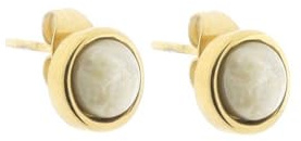 QOSS Ohrringe LU gold creme
