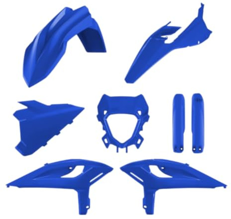 POLISPORT 91659 - Komplettes Plastik-Kit für BETA RR X-PRO 2T/4T 25'-26' Racing - mit perfekter Passform und OEM-Qualität für Offroad-Einsatz, Farbe Blau