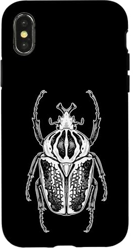 Goliath Beetle Illustration Case for iPhone X/XS