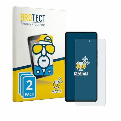 BROTECT Schutzfolie für Gigaset GS6 Pro (case-friendly) | 2 Stück Entspiegelnder Displayschutz Made in Germany Matte Displayschutz-Folie Anti-Reflex Anti-Fingerprint Einfache Montage