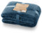 DecoKing Kuscheldecke 220x240 cm Indigoblau Decke Microfaser Wohndecke Tagesdecke Fleece weich sanft kuschelig skandinavischer Stil dunkelblau Henry