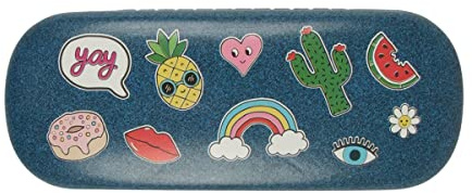 Sass & Belle Patches & Pins Glasses Case