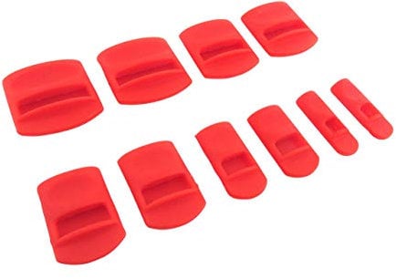 Taytools 101202 10 Piece Soft Silicone Chisel Edge Guard Set for Chisels 1/8 Inch to 1-1/4 Inches