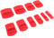 Taytools 101202 10 Piece Soft Silicone Chisel Edge Guard Set for Chisels 1/8 Inch to 1-1/4 Inches