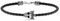 THOMAS SABO Unisex Lederarmband schwarz Totenkopf 925 Sterling Silber geschwärzt Leder A2014-805-11