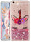 Glitzer Flüssiges Silikon Handyhülle für iPhone SE 2020 / iPhone 8/7,Glitzer Einhorn Quicksand Fließende Flüssigkeit Silikon Case Weich TPU Crystal Dynamisch Cover für iPhone 8,XY Unicorn