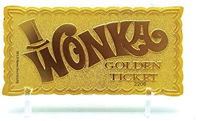 Fanattik Willy Wonka Golden Ticket Edition limitée Multicolore