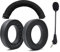 Ersatz-Ohrpolster + Mikrofon-Schaumstoffabdeckung für Corsair HS50/HS60/HS70 SE Gaming-Headset-Kopfhörer