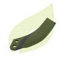 Couteau de fraise droit compatible pour motoculteur FERRARI NEW TIPO 72