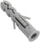 AERZETIX - C67096 - Lot de 100 Chevilles Classiques Ø6x30 mm à collerette - en Polyamide - maçonnerie Fixation béton Brique parpaing bâtiment vis Construction