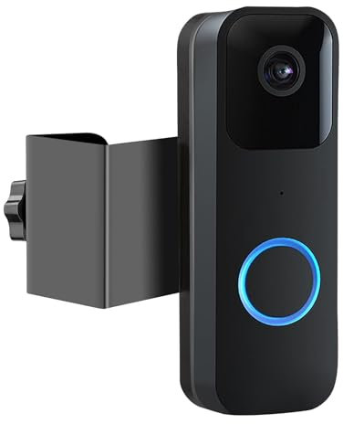 Blink Doorbell Mount, Anti-Theft Video Doorbell Mount Clamp No Drill Adjustable Angle, Mounting Bracket Accessories for Blink Video Doorbell Houses Apartments Office